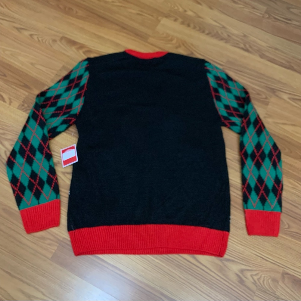 Straight Outta Light-up Ugly Christmas Sweater NWT - Picture 2 of 10